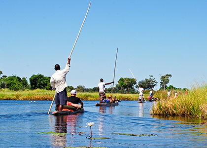 Okawango Delta i Botswana