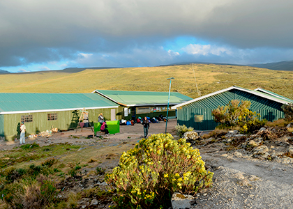 Old Moses camp på Mount Kenya