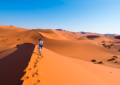 Sesriem Desert i Namibia