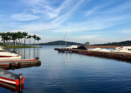 Entebbe havn i Uganda