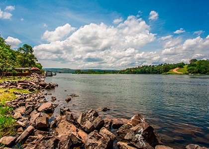 Nile River i Uganda