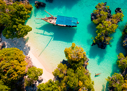 Pamunda Island, Zanzibar